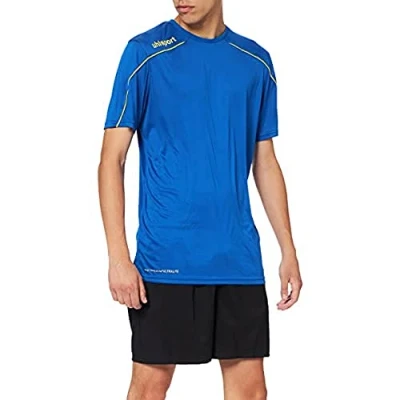 Afbeelding van Uhlsport Stream 22 Shirt Korte Mouw Heren Royal / Geel Maat: 2XL