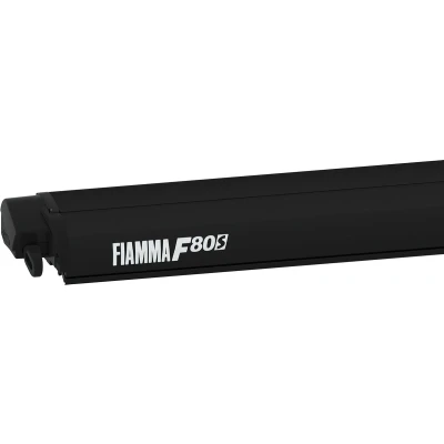 Afbeelding van Fiamma F80s 290 Cassetteluifel Deep Black Royal Grey Grijs Cassetteluifels