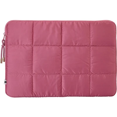 Afbeelding van Selencia Laptop Sleeve Laptophoes geschikt voor 16 inch / 16.2 15 15.6 15.3 Puffy roze