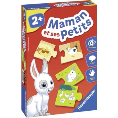 Image de Puzzle Duo Maman et ses petits Ravensburger