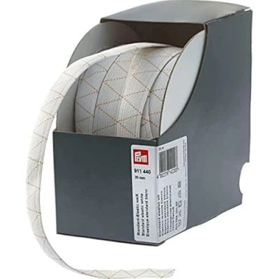 Afbeelding van Prym 911440 Standard Elastic 20 mm 25 m wit polyester