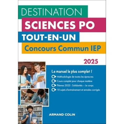 Afbeelding van DESTINATION SCIENCES PO CONCOURS COMMUN IEP 2025
