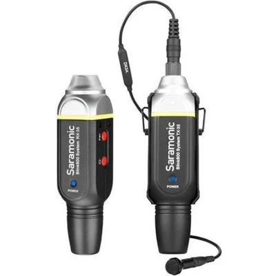 Afbeelding van Saramonic Blink 800 B1 met lavalier en draadloze adapters 3.5mm mini jack voor camera