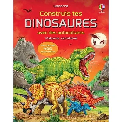 Afbeelding van Construis tes dinosaures avec des autocollants vol.combine