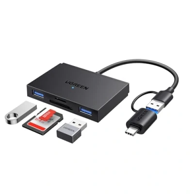 Afbeelding van UGREEN SD kaartlezer Micro USB C en 3.0 kaartadapter 4 in 1 5Gbps externe geheugenkaartlezer compatibel met iPhone 16 Plus Pro Max 15 MacBook Air iPad Galaxy S24 Ultra