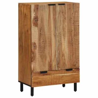 Afbeelding van vidaXL Highboard 60x33x100 cm Massief Acaciahout