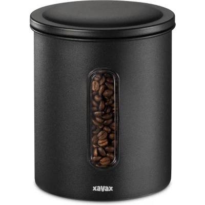 Afbeelding van Xavax Koffieblik Voor 500 G Bonen Of 700 Poeder Luchtdicht Aromadicht Zw