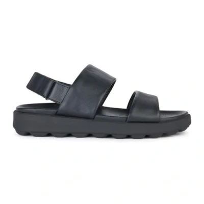 Afbeelding van Geox Spherica Sandalen, Heren, Maat: 42, Black Leer