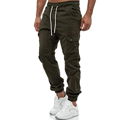 Afbeelding van Tazzio 16610 Cargobroek voor heren, regular fit, Khaki (stad), XS