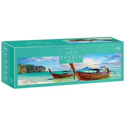 Afbeelding van Around the World No 2 1000 Pieces Panorama Jigsaw Volwassenen Puzzel