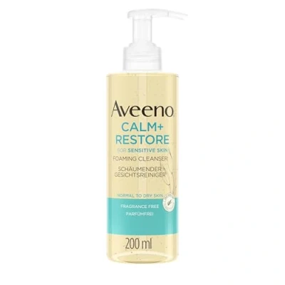 Afbeelding van Aveeno CALM + RESTORE gezichtsreiniger met voedende haver 200ml