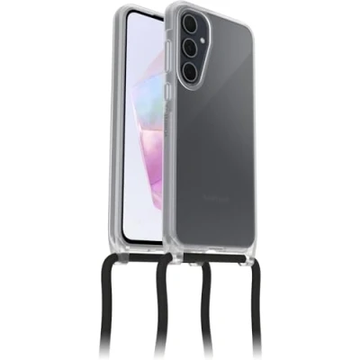 Afbeelding van OtterBox React Necklace Geschikt voor Samsung Galaxy A35 Hoesje met Koord Transparant