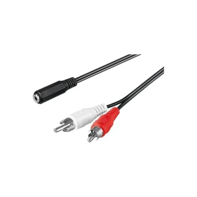 Image de ADAPTATEUR AUDIO STEREO JACK 3.5MM² F/ 2 RCA m 1.5