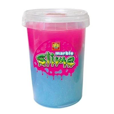 Afbeelding van SES Marble slime Blauw en roze slijm goed uitwasbaar