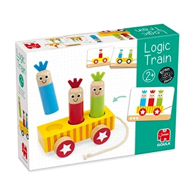 Afbeelding van Goula Logic Train logische spelletjes voor kinderen vanaf 2 jaar