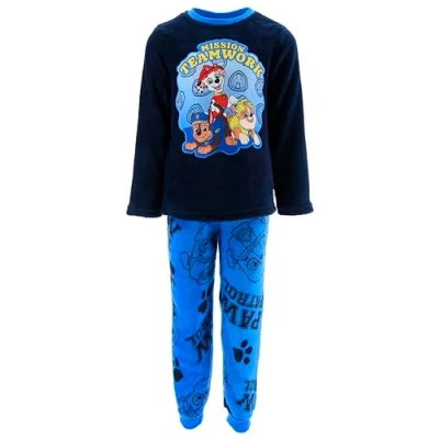 Afbeelding van Nickelodeon Paw Patrol, lange pyjama, jongens, Blauw