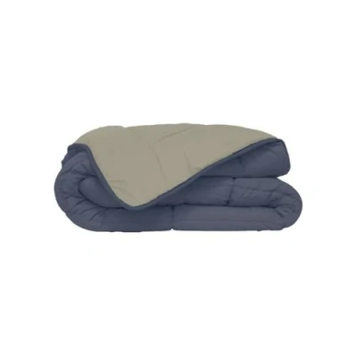 Afbeelding van Bedrukt Dekbed Hoesloos Wasbaar Zonder Overtrek Eenpersoons Zelesta® Easybed Blauw &amp; Mastiek 140x200cm