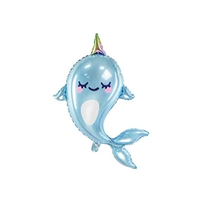 Afbeelding van Super shape folie ballon Narwal 87cm