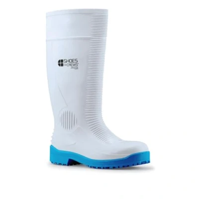 Afbeelding van Shoes For Crews Guardian IV S4 Wit/Blauw Maat 39 Uniseks veiligheidslaarzen met extreme antislip