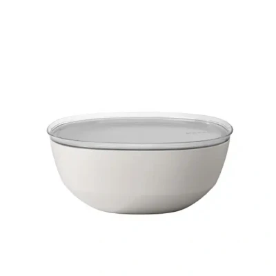 Afbeelding van Mepal Silueta Schaal Met Deksel 5 Liter Nordic White Wit Schalen