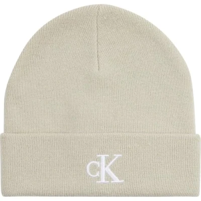Afbeelding van Calvin Klein Jeans Embro Beanie Unisex Muts, Maat: One Size, Pelican