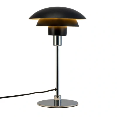 Afbeelding van Dyberg Larsen, Morph tafellamp, zwart, hoogte 35 cm, metaal