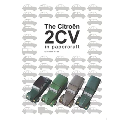 Afbeelding van Citroen 2cv In Papercraft
