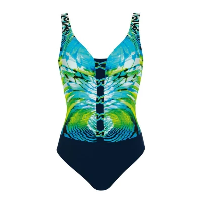 Afbeelding van Sunflair Basic Badpak, Dames, Maat: 85F, Türkis