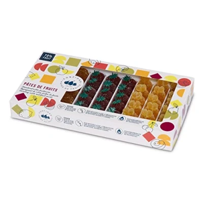 Afbeelding van Fruitpasta 1 kg, tropisch fruit, smaken (ananas, mango, granaatappel)