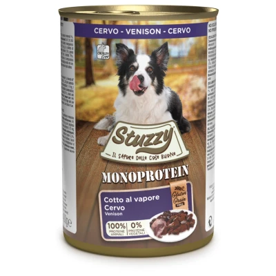 Afbeelding van Stuzzy Blik Adult 400 g Hondenvoer Hert