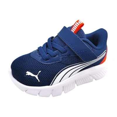 Image de PUMA Baskets unisexes Flexfocus Modern Ac+ Inf pour bébé, persan bleu féroce rouge blanc, 21 EU