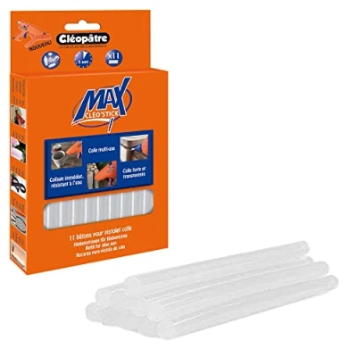 Afbeelding van Cléopâtre POMAX11RCT 11 lijmsticks lijmpistool Cleo&#039;Stick Max