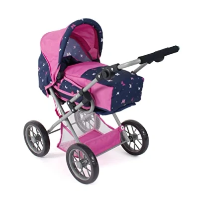 Afbeelding van Kombi Puppenwagen LENI Butterfly