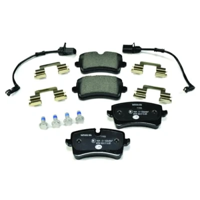 Afbeelding van HELLA 8DB 355 015 201 Remblokkenset Incl. slijtage waarschuwingscontact Met remzadelschroef toebehoren AUDI: A8 D4