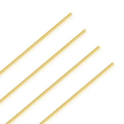 Afbeelding van LAVMHAB 4 stuks ronde massief messing staven 2,5 mm x 250 om te knutselen