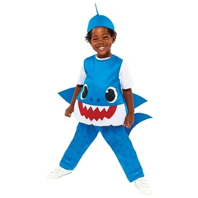 Afbeelding van Baby Shark Kostuum Peuter Blauw 3 4 Jaar
