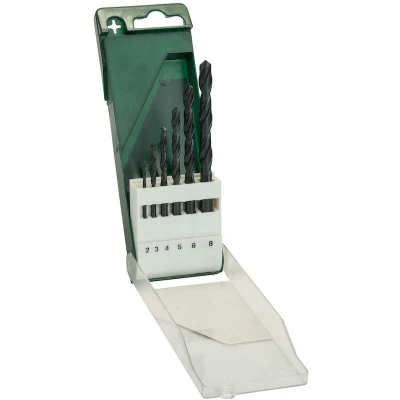 Afbeelding van Bosch Accessories 2609255029 HSS Metaal spiraalboorset 6 delig Rollenwals DIN 338 Cilinderschacht 1 set(s)