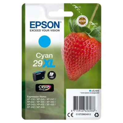 Afbeelding van Epson 29 Xl Cyaan (c13t29924022)