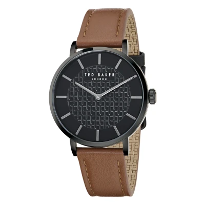 Afbeelding van Ted Baker Quartz Analog Staciie Horloge, Heren, Maat: One Size, Brown and black