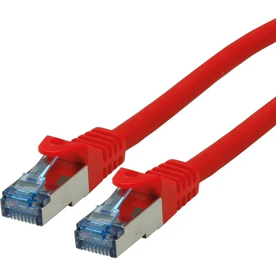 Afbeelding van ROLINE Patchkabel Cat.6A S/FTP (PiMF), Component Level, LSOH, rood, 15 m