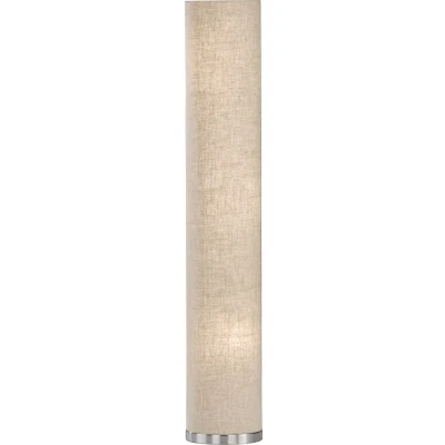Afbeelding van Fischer &amp; Honsel Vloerlamp Thor 3x E14 max. 25 W (excl.) Mat Nikkelkleurig Metaal met Linnen