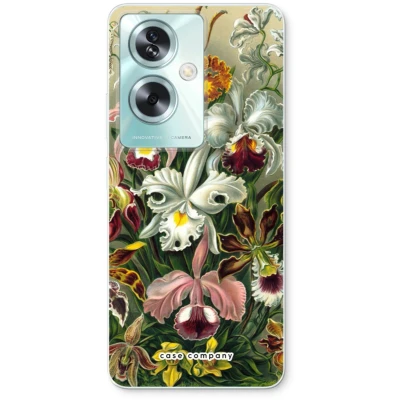 Afbeelding van Case Company® hoesje geschikt voor Oppo A79 Haeckel Orchidae Soft Cover Telefoonhoesje Bescherming aan alle Kanten en Schermrand
