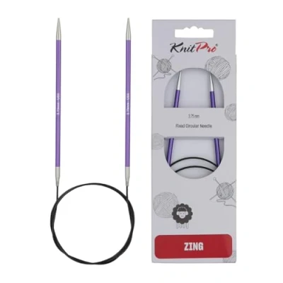 Afbeelding van KnitPro Zing rondbreinaalden 150cm 3.75mm.