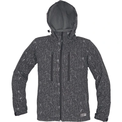 Afbeelding van CRV LUTTON softshell jacket 03010397 Grijs/Zwart XL