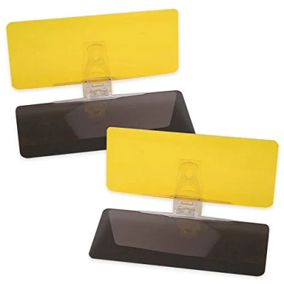 Afbeelding van Autozonneklep, Tac verlenging (2 stuks) voor zonwering tegen verblinding en uv bescherming, dag nacht, Mobi Lock.