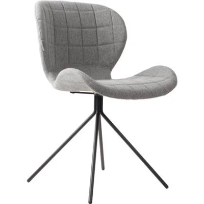 Afbeelding van Zuiver OMG Eetkamerstoelen Licht Grijs Set van 2