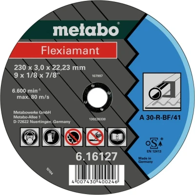 Afbeelding van Metabo 616727000 Doorslijpschijf gebogen 25 stuk(s)