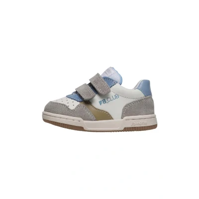 Afbeelding van FALCOTTO BOUNCE VL. Sneakers van leer en suède, wit, Wit grijs