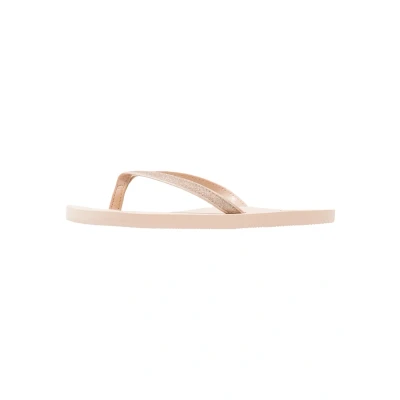 Afbeelding van Roxy Napili Teensandalen, Dames, Maat: 41, Tan Kunststof