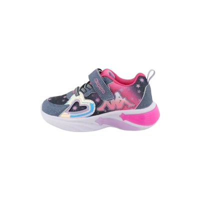Afbeelding van Supremo Kappa Baskets pour fille 95k0713001, Jean bleu marine rose, 29 EU